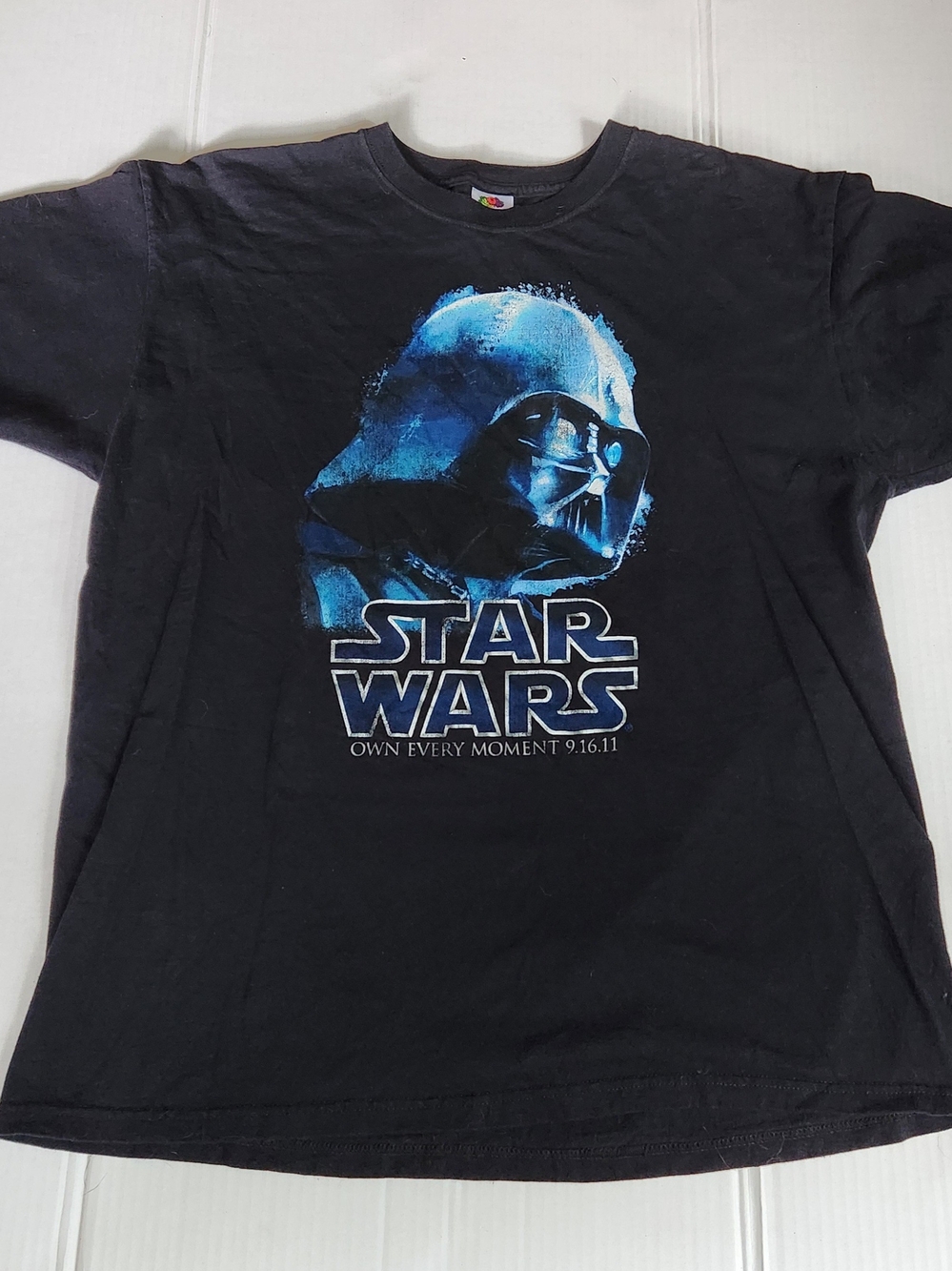 Star Wars Darth Vader Own Every Moment 2011 Short Sleeve Tee Black XL
